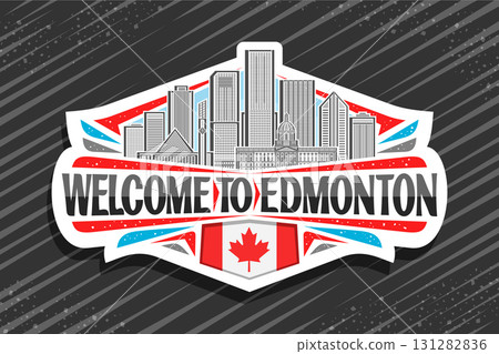 Vector logo for Edmonton 131282836