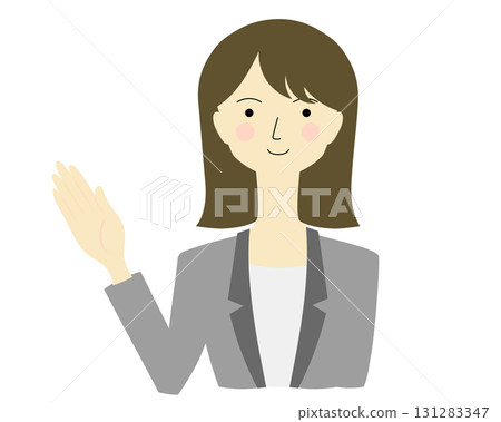 長捲髮的導遊女士 131283347