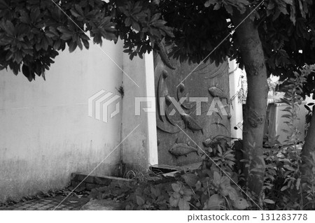 城島某建築物的牆面裝飾 城島某建築物的牆面裝飾 131283778