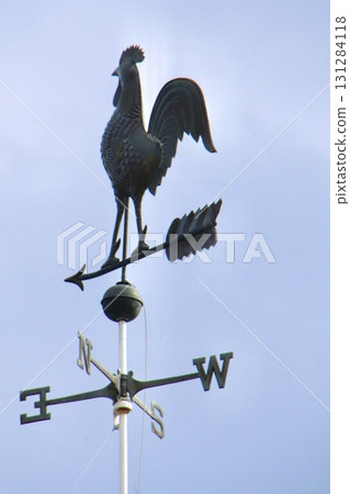 Blue sky and weather chicken 131284118