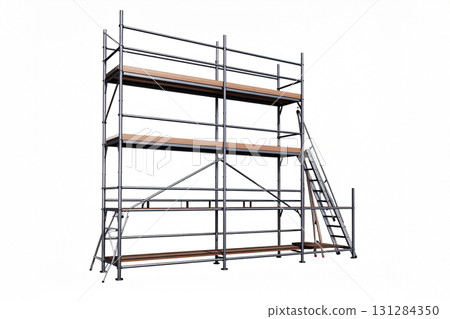 a construction scaffolding 131284350