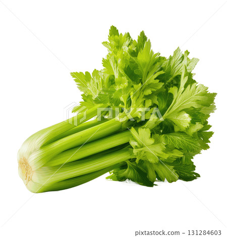Fresh Celery on Transparent Background Ideal for Healthy Recipe Designs and Organic Lifestyle Themes Fresh Celery on Transparent Background Ideal for Healthy Recipe Designs and Organic Lifestyle Themes 131284603
