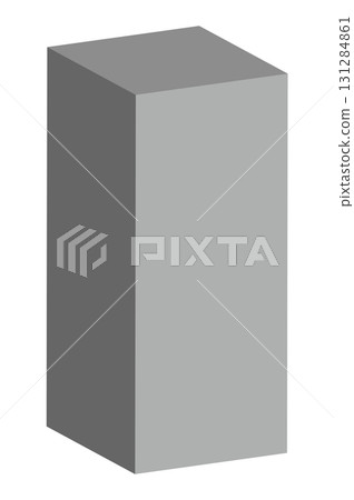 Vertical rectangular vector illustration material 131284861
