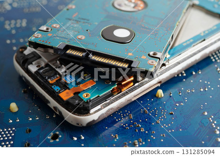Repairing and upgrade circuit mainboard of notebook, electronic, computer hardware and technology. 131285094