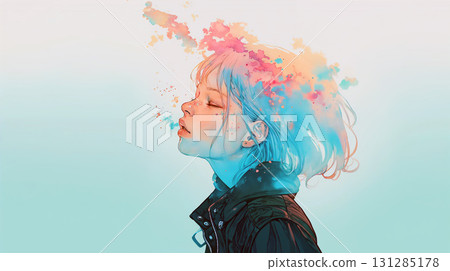 閉著眼睛的女人的個人資料 131285178