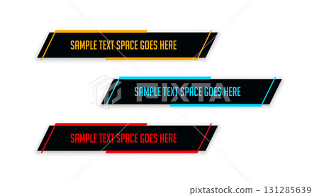 collection of lower third new headline banner for business presentation collection of lower third new headline banner for business presentation 131285639