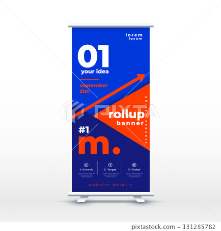 corporate roll up display cover template for professional branding corporate roll up display cover template for professional branding 131285782