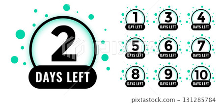 counter days left template for limited offer or sale 131285784