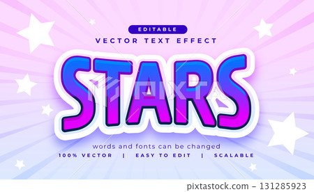 editable stars text effect dreamy template editable stars text effect dreamy template 131285923