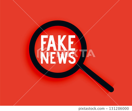 fake news examine concept template with magnify glass fake news examine concept template with magnify glass 131286000