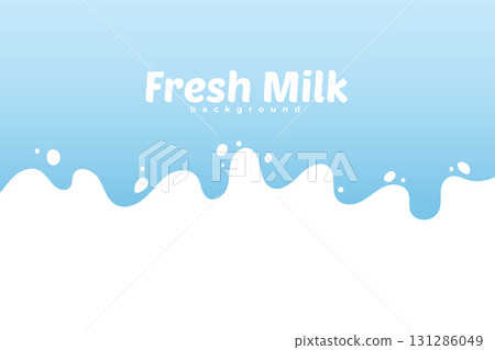 fresh dairy milk blue backdrop a refreshing breakfast fresh dairy milk blue backdrop a refreshing breakfast 131286049