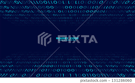 futuristic cyberspace binary code number background design futuristic cyberspace binary code number background design 131286060