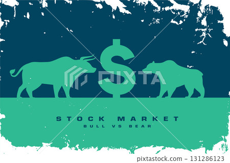 global stock market bear vs bull volatility with dollar symbol global stock market bear vs bull volatility with dollar symbol 131286123