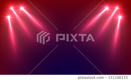 glowing and shiny light beam background design 131286155