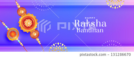 happy raksha bandhan greeting banner design happy raksha bandhan greeting banner design 131286670