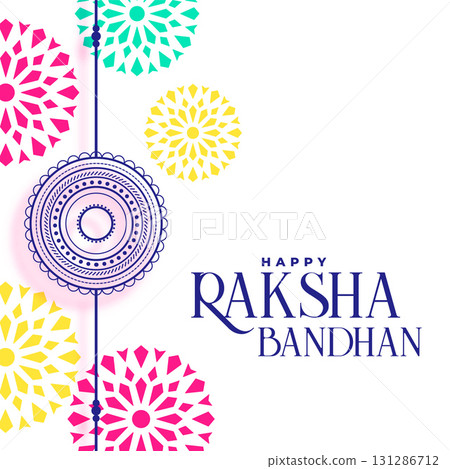 happy raksha bandhan wishes background with colorful rangoli happy raksha bandhan wishes background with colorful rangoli 131286712