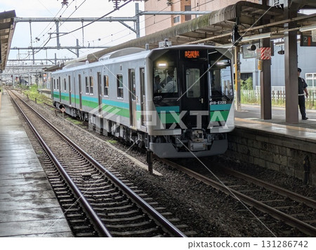 JR East HB-E220 series test run train (Honjo Station, Saitama Prefecture) 131286742