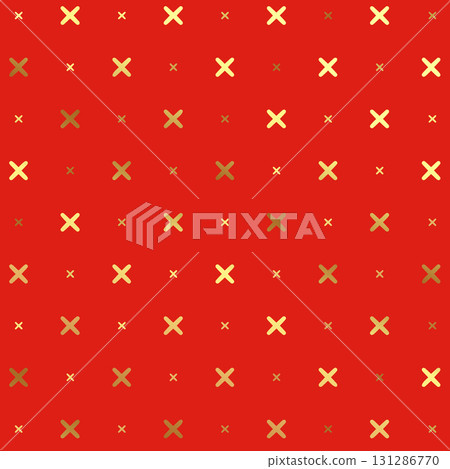 indian style golden motif pattern red background 131286770