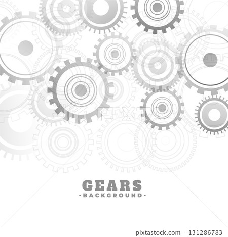 industrial equipment grey cogwheel motion symbol background 131286783