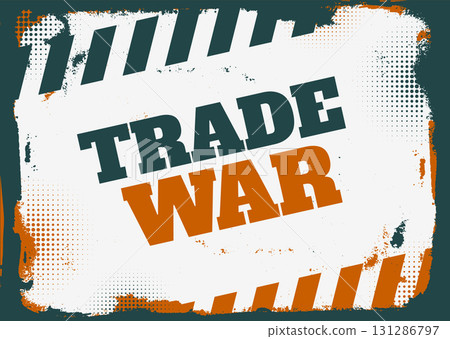 international trade war dispute concept background 131286797