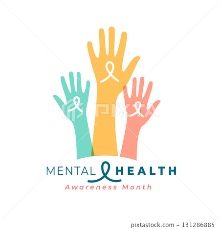 mental health awareness campaign background design mental health awareness campaign background design 131286885