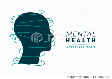 mental health wellness concept background for medical treatment 131286937
