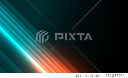 modern glowing neon stripes background with text space 131287011