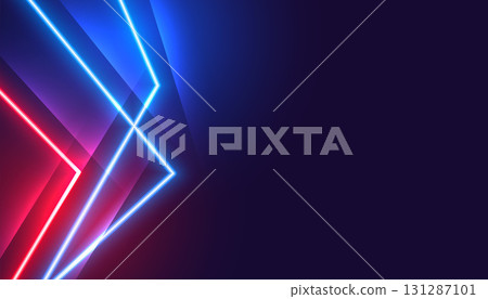 neon style abstract led lines modern background with blank space 131287101