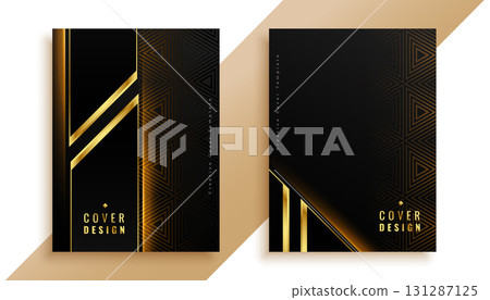 pack of dark black luxurious business cover flyer design pack of dark black luxurious business cover flyer design 131287125