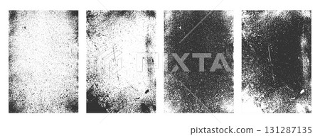 pack of four rough wall texture banner with grungy effect pack of four rough wall texture banner with grungy effect 131287135