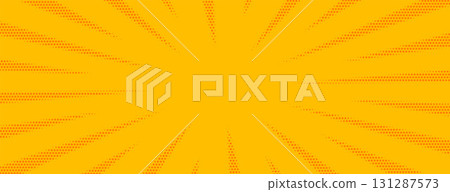 pop art vintage comic yellow banner with rays of expression pop art vintage comic yellow banner with rays of expression 131287573