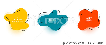 set of three abstract fluid liquid banner set of three abstract fluid liquid banner 131287804