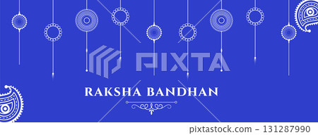 traditional raksha bandhan greeting banner design traditional raksha bandhan greeting banner design 131287990
