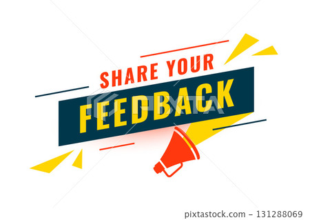 voice up customer feedback stylish banner with megaphone voice up customer feedback stylish banner with megaphone 131288069