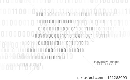 web zero and one binary number pattern background design 131288093