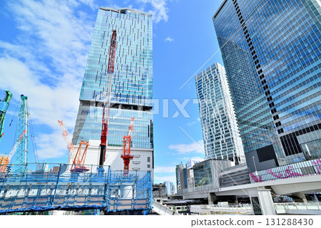 Redevelopment of the area around Shibuya Station in Tokyo is progressing with construction of high-rise buildings Redevelopment of the area around Shibuya Station in Tokyo is progressing with construction of high-rise buildings 131288430