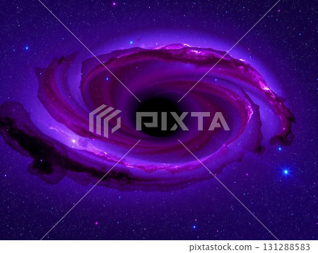 Cosmic Vortex: A Stunning Visualization of a Black Hole 131288583