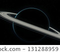 Saturn's Majestic Rings and Atmospheric Beauty in Space 131288959