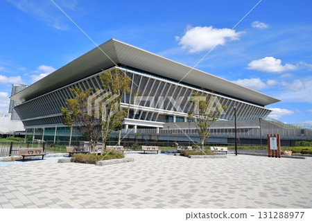 Tokyo Aquatics Centre (Koto-ku, Tokyo) exterior 131288977
