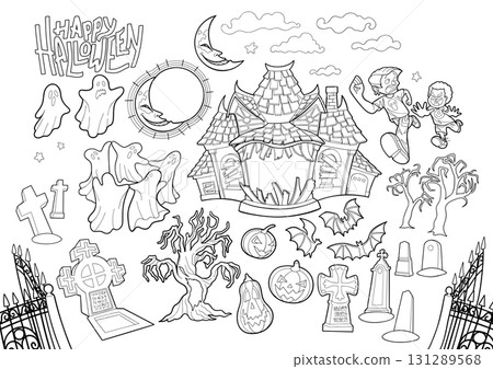 Halloween vector collection Halloween vector collection 131289568