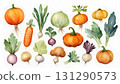 Illustration of vegetables 131290573