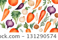 Illustration of vegetables 131290574