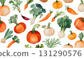 Illustration of vegetables 131290576