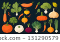 Illustration of vegetables 131290579