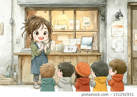 Miyu Series: Miyu sings with the children at kindergarten Miyu Series: Miyu sings with the children at kindergarten 131292931
