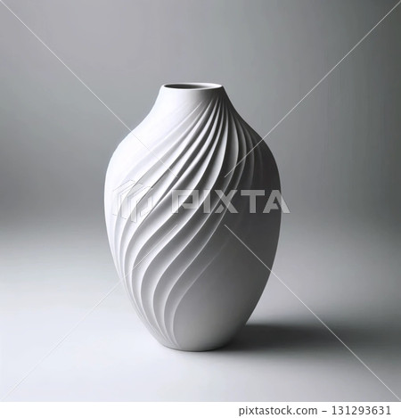 A minimalist ceramic vase, Ai generated image 131293631