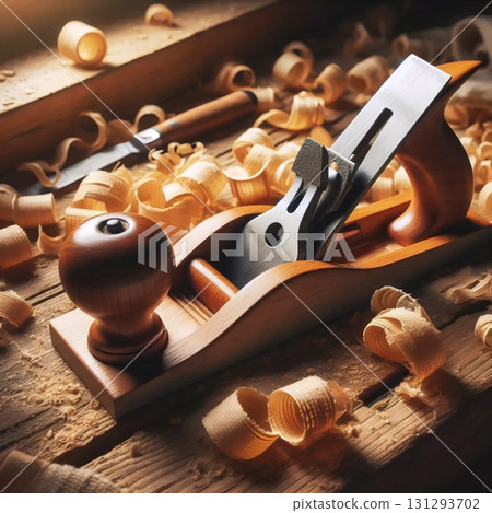 A hand plane tool, Ai generated image 131293702