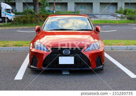 Red domestic sports car 131293735