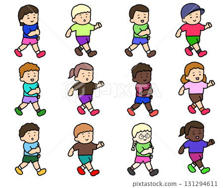 大群孩子散步套裝 大群孩子散步套裝 131294611