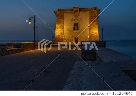 Coastal Watchtower Night 131294645